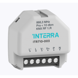 KNX RF 1-канальный диммирующий актуатор балластного регулятора яркости 110 В постоянного тока