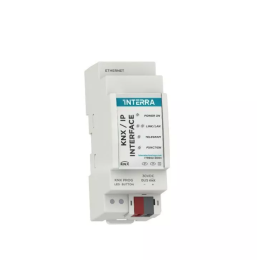 Интерфейс KNX - IP Interface, питание от шины  KNX, LED индикация, на DIN-рейку, 2TE