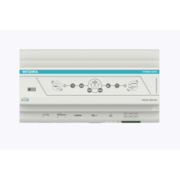 Контроллер KNX Interra Home Server, управление с iOS и Android, контроллер сцен, расписания, 3 х I/O, 1 x USB2.0, 100 Мбит/с Ethernet, питание 12VDC, на DIN рейку