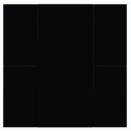 Выключатель iSwitch+ 4-кнопочный, встроенные датчики температуры, влажности, освещенности, LED индикация, 2 унив. входа, с BCU, материал пластик, цвет угольно-черный глянцевый