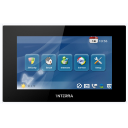 10,1" Черный внутренний монитор Linux с 12 В постоянного тока / POE