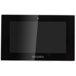 Внутренняя панель видеодомофона, питание 12 V или POE, Linux, емкостной сенсорный экран 7", TCP/IP, SIP, VOIP, RTSP, IP30, цвет черный