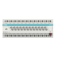 Многофункциональный релейный модуль KNX, 24-канальный, 24DO 16А/230В~, управление жалюзи и 2-трубными фанкойлами, логические функции, ручное управление, LED индикация, на DIN рейку, 15ТЕ Многофункциональный релейный модуль KNX, 24-канальный, 24DO 16А/230В~, управление жалюзи и 2-трубными фанкойлами, логические функции, ручное управление, LED индикация, на DIN рейку, 15ТЕ