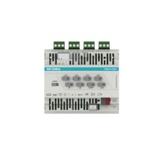 Универсальный диммер KNX, 4-канальный, 250/200 Вт на канал, защита от перегрева и короткого замыкания, ручное управление, на DIN рейку Универсальный диммер KNX, 4-канальный, 250/200 Вт на канал, защита от перегрева и короткого замыкания, ручное управление, на DIN рейку