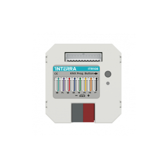 Модуль бинарных входов KNX (кнопочный интерфейс), 8 канала для беспотенциальных контактов, в установочную коробку