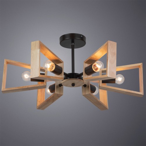 Люстра на штанге Arte Lamp Brussels A8030PL-6BK