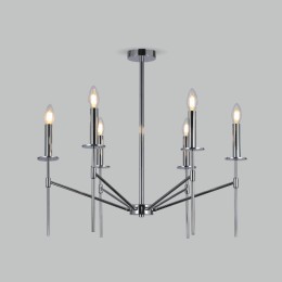 Люстра на штанге Eurosvet Anders 60142/6 хром Smart a061933