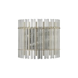 Настенный светильник Crystal Lux AURELIO AP2 GOLD+CHROME/TRANSPARENT