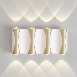 Уличный настенный светильник Crystal Lux CLT 022W4 WH-GO 4000K