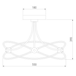 Потолочная люстра Eurosvet Petto 90246/6 хром Smart