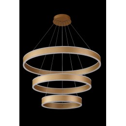 Подвесной светодиодный светильник Crystal Lux MUCHOS SP158W LED D400+600+800 GOLD