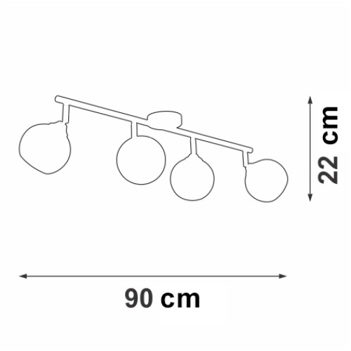 Спот Vitaluce V4313-0/4PL