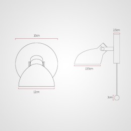 Бра ImperiumLoft Onder 204451-26