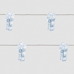 Светодиодная гирлянда Feron Прищепки USB белый без мерцания CL574 41653