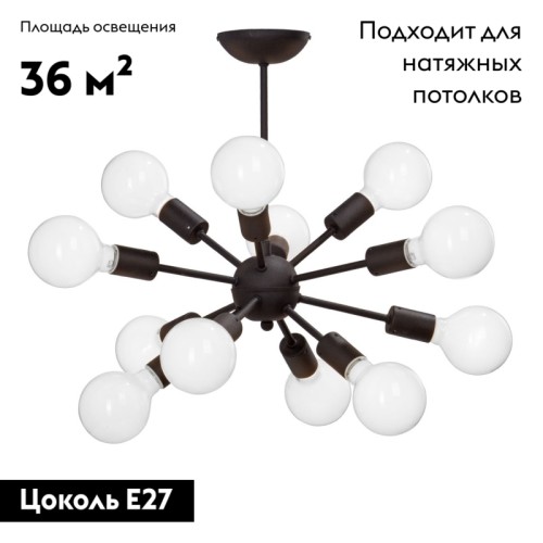 Потолочная люстра Vitaluce V3865/12PL