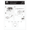Потолочный светодиодный светильник Arte Lamp Arena A2686PL-35BK