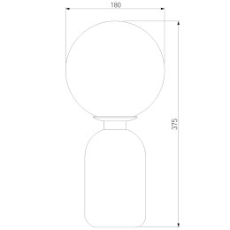 Настольная лампа Eurosvet Bubble 01197/1 латунь a060938