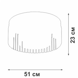 Потолочная люстра Vitaluce V5180-1/8PL