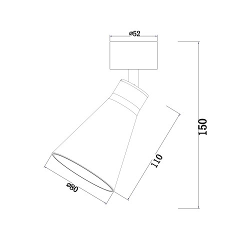 Спот Maytoni Virar C061CL-01W