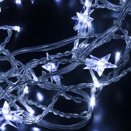 Гирлянда бахрома Eurosvet 100-002 белый 1,8*0,5м IP20