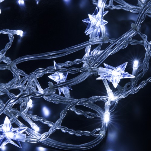 Гирлянда бахрома Eurosvet 100-002 белый 1,8*0,5м IP20