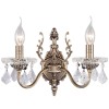 Бра Eurosvet 3281/2 античная бронза/прозрачный хрусталь Strotskis