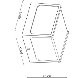 Уличный настенный светильник Arte Lamp Lancia A6418AL-1BK