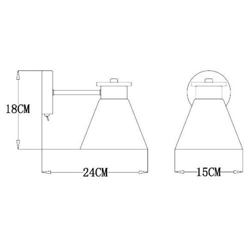Бра Arte Lamp Tyler A1031AP-1WH