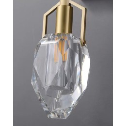 Бра DeLight Collection Wall lamp 8960-1W brass/clear
