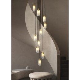 Каскадная люстра DeLight Collection Sorno MT9056-10H brass