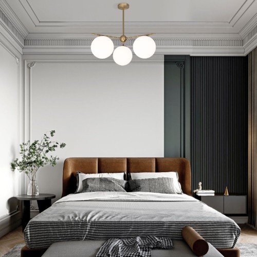 Люстра на штанге Eurosvet Marbella 60147/3 латунь a063853