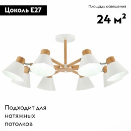 Потолочная люстра Evoluce Buve SLE103702-08