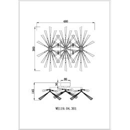 Бра Wertmark Floriane WE119.04.301