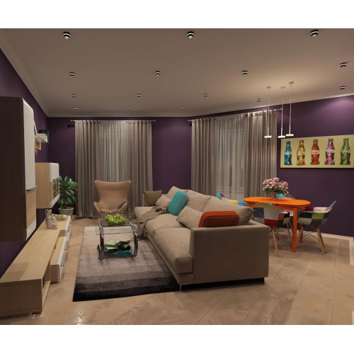 Влагозащищенный светильник Denkirs DK2404-BK