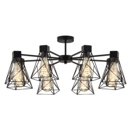 Потолочная люстра Eurosvet Trappola 70107/8 черный