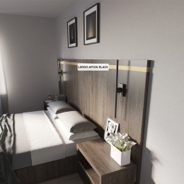 Подсветка для зеркал Crystal Lux Largo AP12W Black