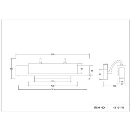 Настенный светильник Favourite Magestic 4110-1W