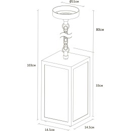 Уличный подвесной светильник Arte Lamp Belfast A4569SO-1BK