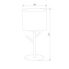 Настольная лампа TK Lighting 5571 Albero White