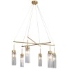 Подвесная люстра Eurosvet Gilian 60163/6 латунь Smart a065757