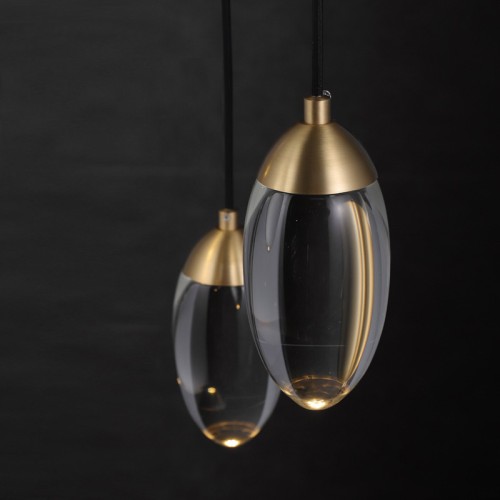 Каскадная люстра DeLight Collection Celestial MT8848-5H brass