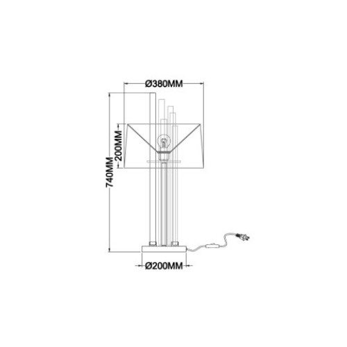 Настольная лампа Vele Luce Notte VL1314N01