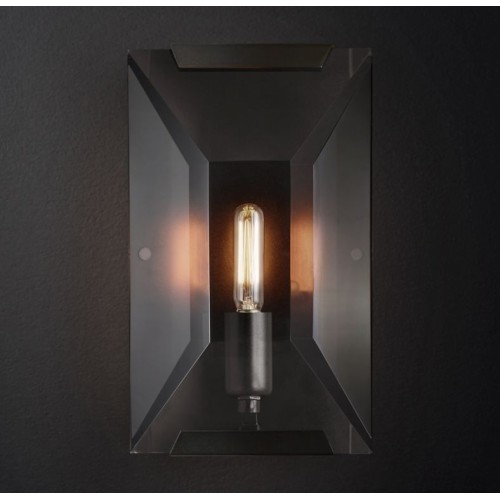 Настенный светильник Delight Collection Harlow Crystal KR0354W-1A black/clear