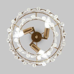 Подвесная люстра Eurosvet Sophie 60165/3 латунь Smart a065755