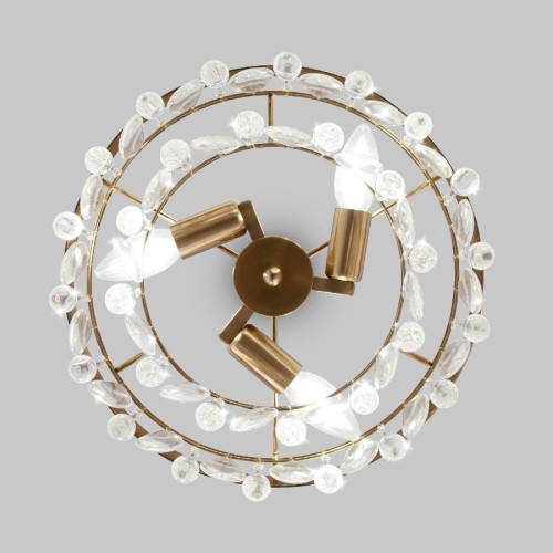 Подвесная люстра Eurosvet Sophie 60165/3 латунь Smart a065755