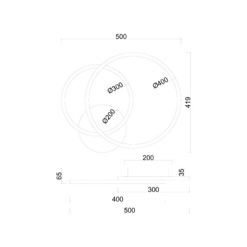 Потолочная люстра Arte Lamp Sierra A2211PL-2WH