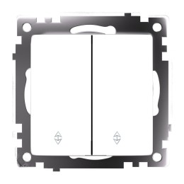 Переключатель одноклавишный Stekker GLS10-7107-01 Катрин 49166