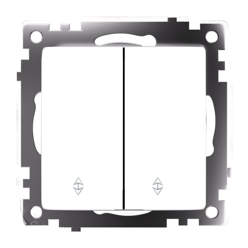 Переключатель одноклавишный Stekker GLS10-7107-01 Катрин 49166