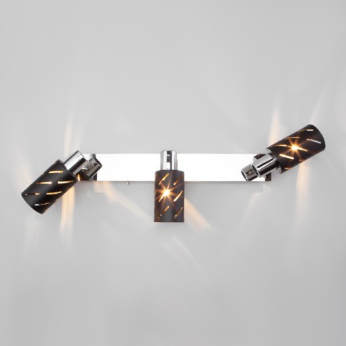 Бра Eurosvet 20090/3 черный/хром