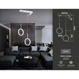 Подвесной светильник Ambrella Light Comfort FL5272